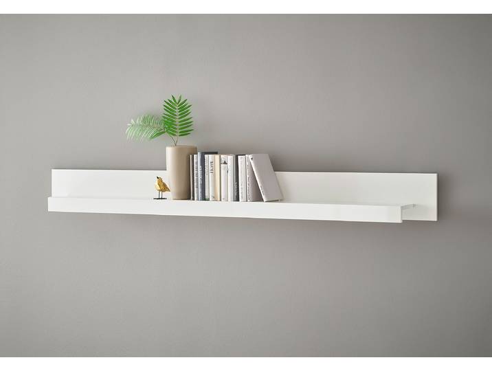 Wandboard Spanplatte, beschichtet Weiß/Weiß 200cm