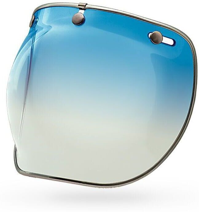 Visiera Bubble 3-Snap Blu Gradient Bell Per casco CUSTOM 500 taglia un