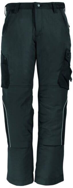 Pantalon de travail BRUNO Twill 300 taille 52 anthracite/noir 65 % CO / 35 % PES ; FHB (130430-1220-52)