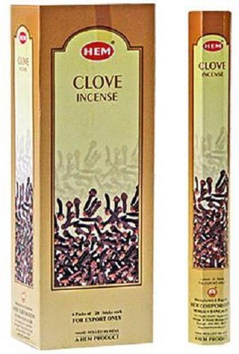 HEM Wierook Clove Slof 6 pakjes met 120 stokjes
