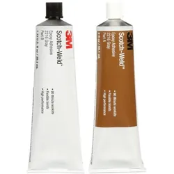 3M Scotch-Weld 2-Komponenten-Konstruktionsklebstoff auf Epoxidharzbasis 2216 B/A, Grau, 250 ml