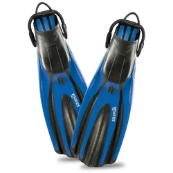 Mares Geräteflosse Superchannel - OH - mit Bungee - Blau - Gr: S