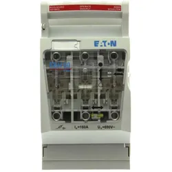 Eaton EBH0013TBF Lasttrennschalter, Niederspannung, 160 A, AC 690 V, NH00, AC23B, 3P, IEC, Kabelklemme, oben, Rahmenklemmen HOR