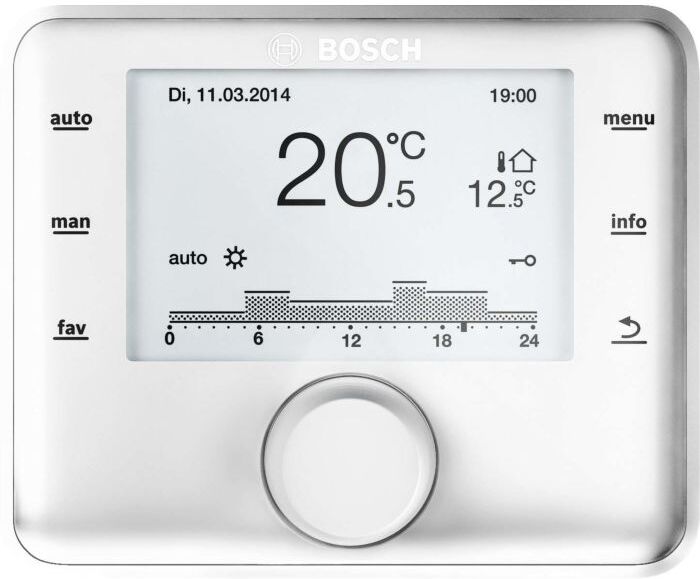 Bosch Regler 7738113412 CW 400 bis 4 Heizkreise und 2 Warmwasser-Ladekreise, außentemperaturgeführt