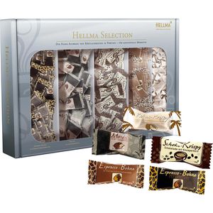 Hellma Schokobonbons Selection, 5 verschiedene Sorten, 272g, 200 Stück