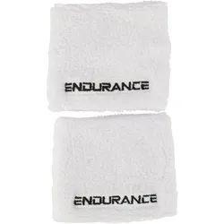 2er Pack ENDURANCE Archipe Logo Schweißbänder 1002 - white