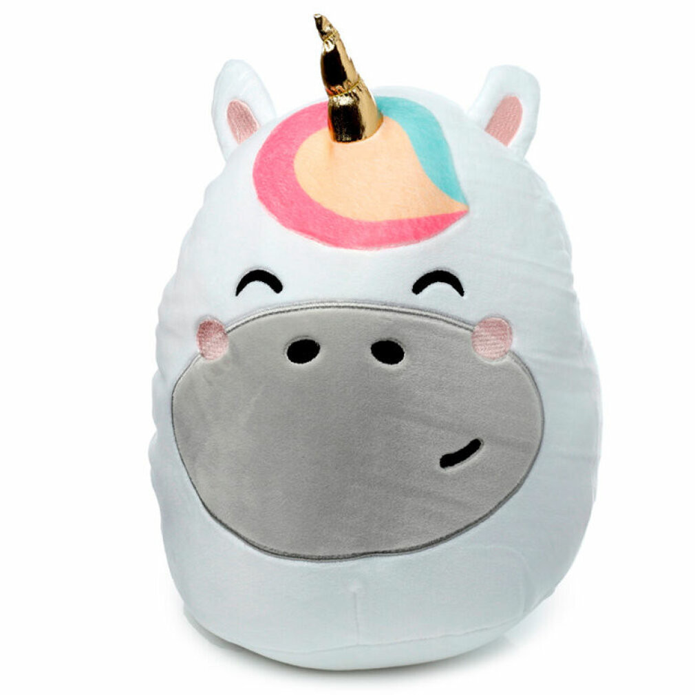 Puckator Astra eenhoorn pluche knuffel Squidgly kussen, 30 cm