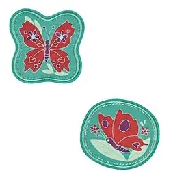 DerDieDas Buttons Butterfly Garden 2-teilig