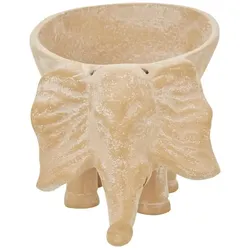 HOME STORY Deko Schale Elefant   ¦ braun ¦ Aluminium ¦ Maße (cm): B: 19 H: 10 T: 10.0