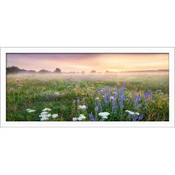 Gerahmtes Bild MORNING HAZE (BHT 130x60x2 cm) - bunt - BHT 130x60x2 cm