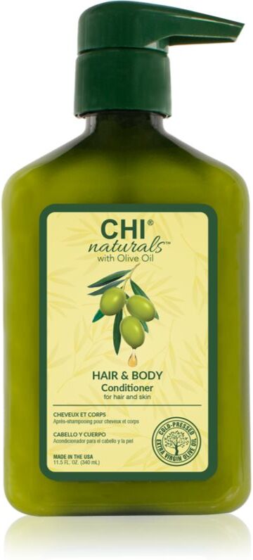 CHI Organics Olive après-shampoing hydratant pour cheveux et corps 340 ml