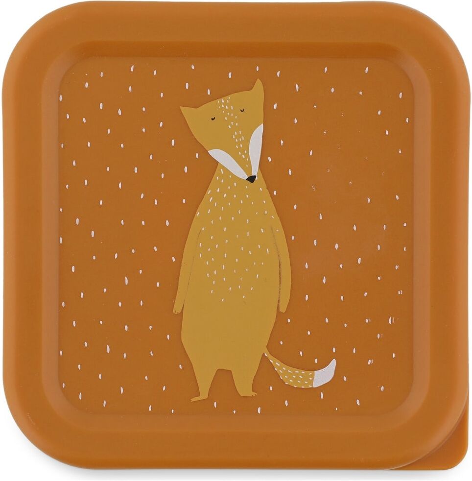 Trixie Lot de 3 boîtes à goûter Orange 12x12x7cm