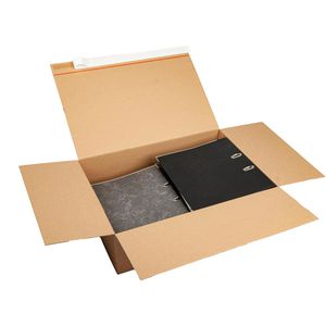 Smartboxpro Faltkartons 1-wellig, 10 Stück, mit Automatikboden, Innenmaße 540 x 380 x 160mm