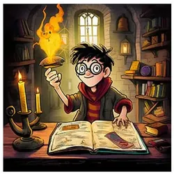 Papierservietten 16 × 16 cm, 20 St., Harry Potter