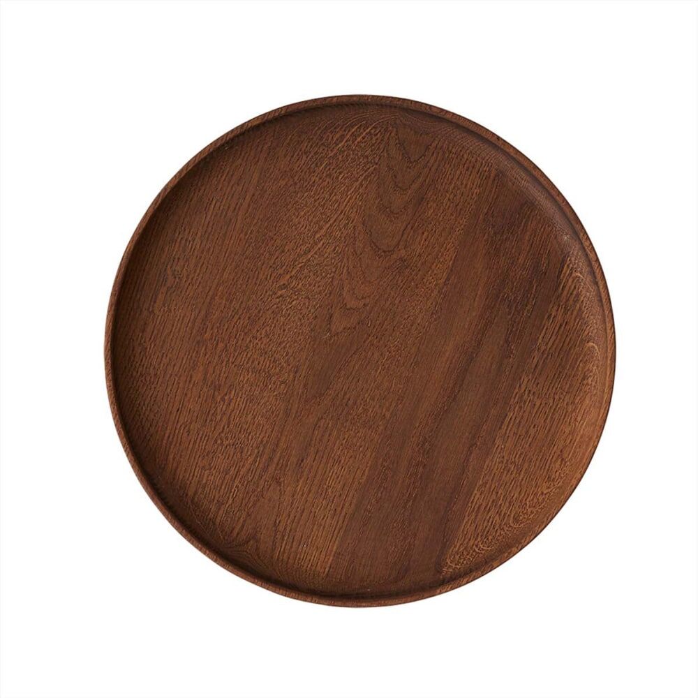 OYOY Living Design Plateau en bois rond chêne Ø30xH4,7cm Marron 30x5x30cm