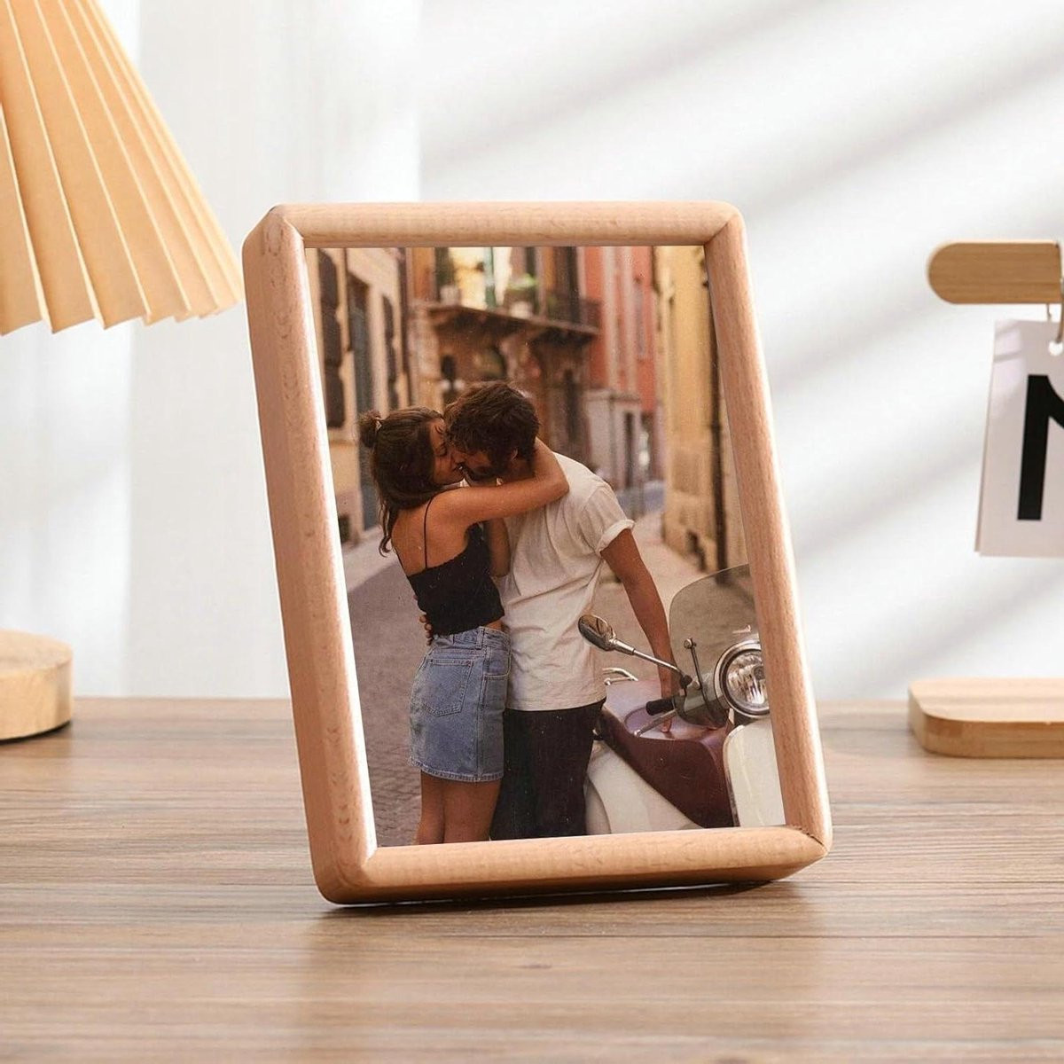 Decoratieve houten fotolijst in antieke stijl, 6x8 inch