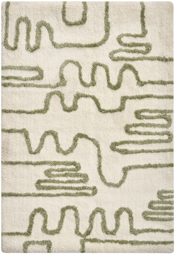17 Stories Non-Slip Bath Mat Beige;Green 60cm W