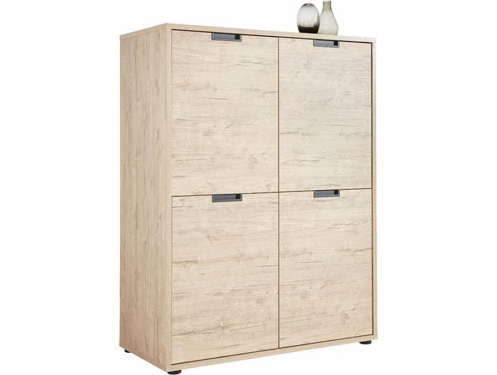 Highboard HOME AFFAIRE Palma , braun (eichefarben), Sideboards, Highboard, Breite 106 cm