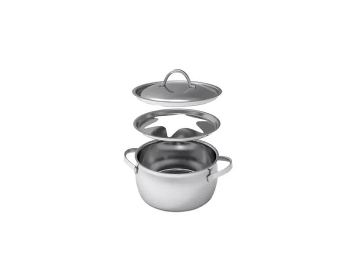 Kisag 25101-00 Fonduetopf Edelstahl