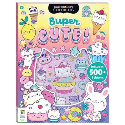 Kaleidoscope Super Cute Sticker Coloring Book, Taschenbuch von , Hinkler Pty Ltd, 978-1-4889-7332-1