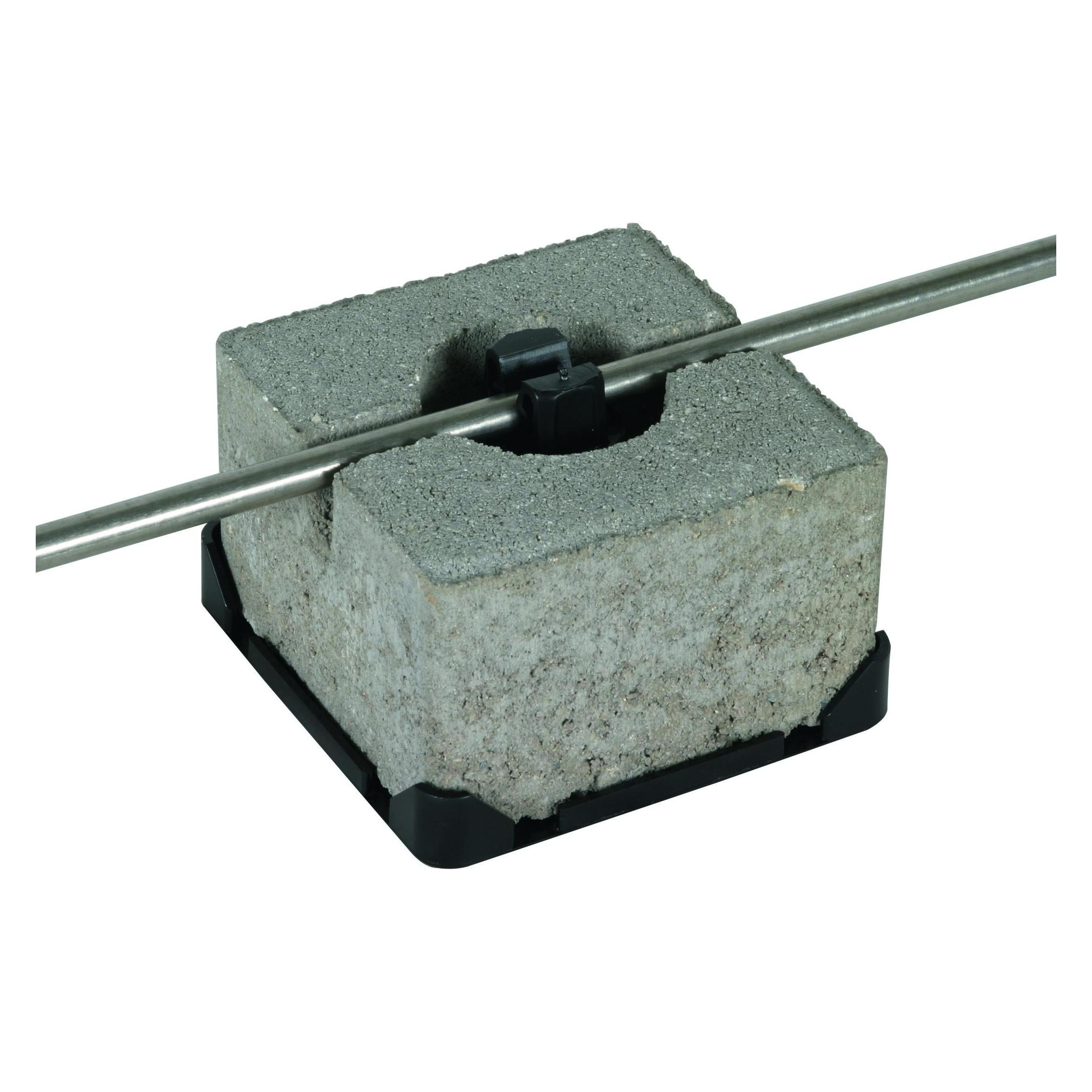 Dehn Dachleitungshalter 253015 Beton für Flachdächer Rundlt. 8mm (Sonstige) (253015)