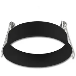 ISOLED Erweiterungsring rückversetzt rund für Einbaustrahler Sys-68, schwarz matt ISO-113352