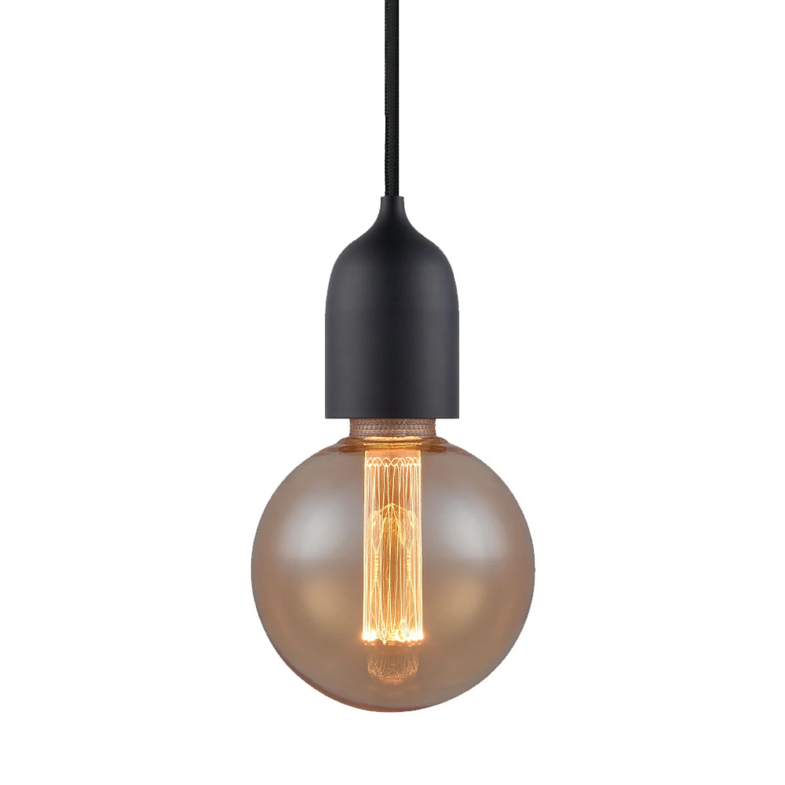 Halo Design CLASSIC hanglamp, zwart, aluminium, E27