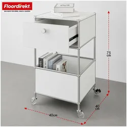 Floordirekt, Regal, Concept Epure MK-145 (40 x 40 x 75 cm)