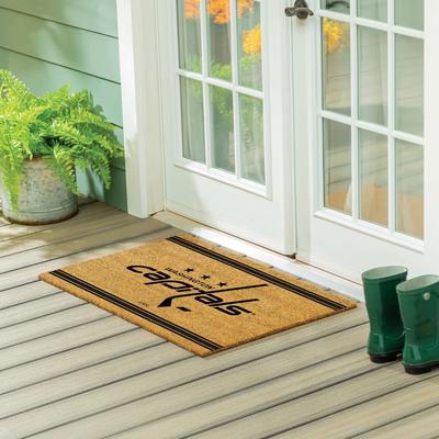 Evergreen Washington Capitals Monochrome Indoor/Outdoor Coir Door Mat
