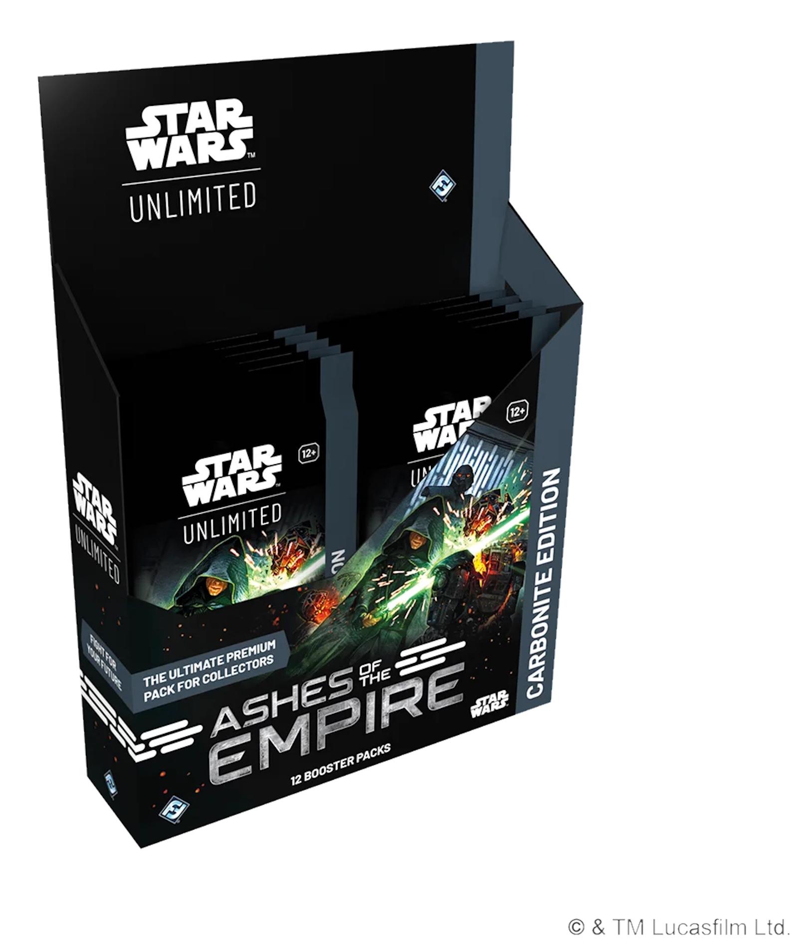 Star Wars Unlimited ASH Ashes of the Empire Carbonite Edition Booster Box