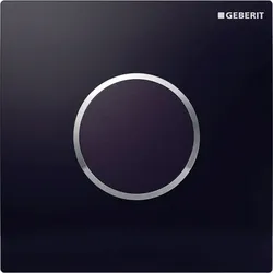 Geberit Abdeckplatte HyTronic Urinal Sigma10 für Urinal-Steuerung ab 2009 schwarz/chrom 241925KM1