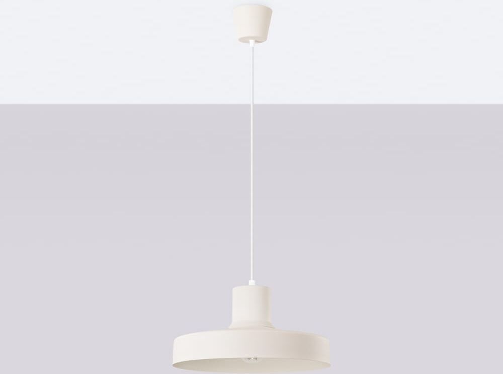 Sollux Lighting Lámpara de techo beige acero