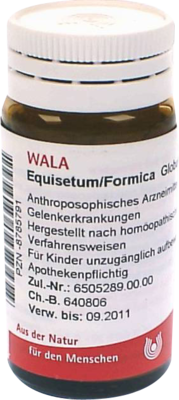 WALA Heilmittel GmbH EQUISETUM/FORMICA Globuli 20 g 08785791