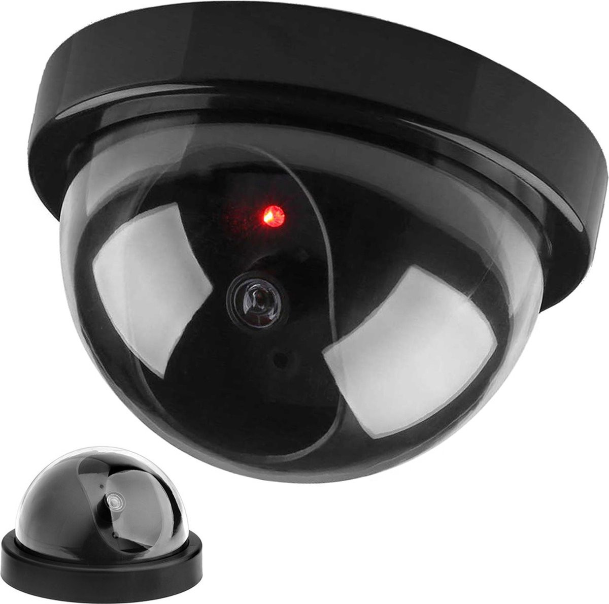 Borvat Dummy dome camera met LED voor surveillance