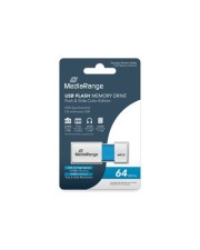 MEDIARANGE USB-Flash-Laufwerk 64 GB USB 2.0 White/Light Blue (MR974)