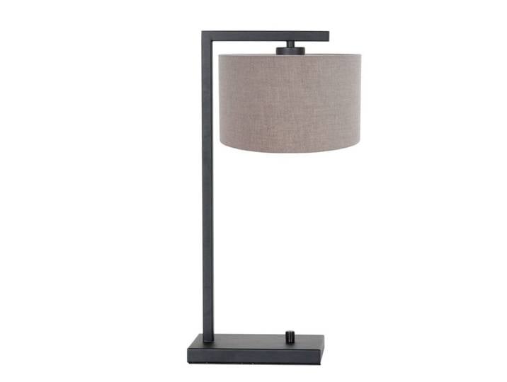 Liadomo Tischleuchte Oku, Nachttischlampe, bunter Stoffschirm -
