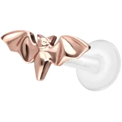 PTFE Labret mit Innengewinde + Titan-Aufsatz FLEDERMAUS