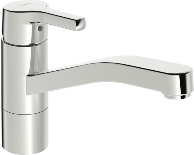 Hansa Robinet mitigeur évier HANSAPALENO pivotant, portée 216 mm, chrome (56532203)