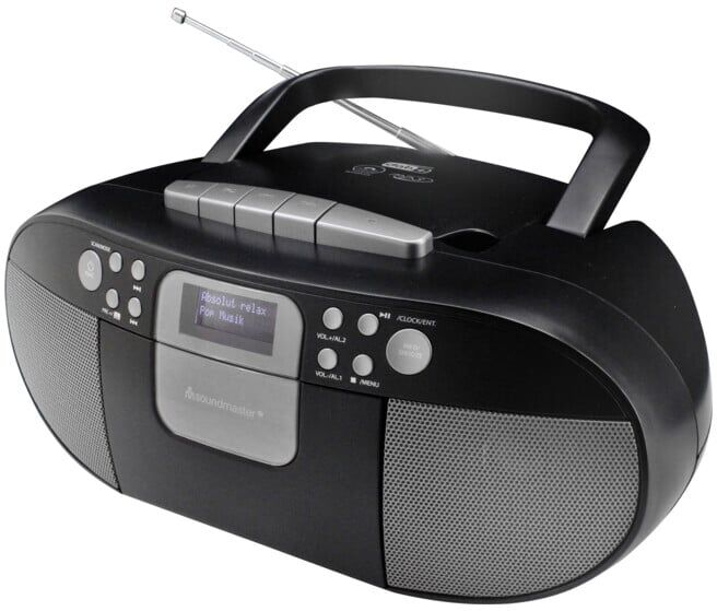 Soundmaster Boombox DAB+/CD SCD7800SW noir (SCD7800SW)