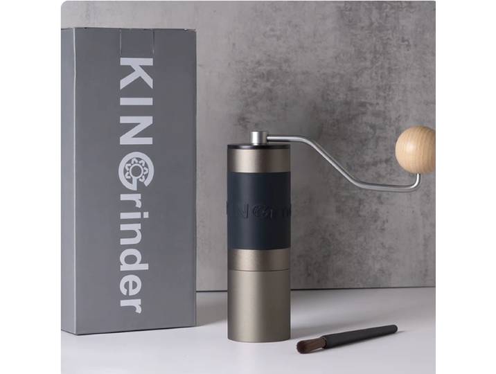 Moulin à café manuel Kingrinder K7 K6 K2 en aluminium, portable, avec meule de broyage haut de gamme, capacité 35g