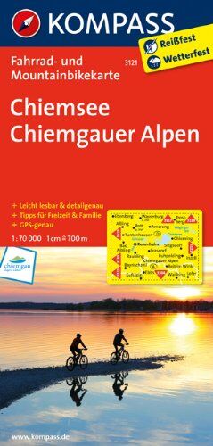 Chiemsee - Chiemgauer Alpen 1 : 70 000: Radkarte. GPS-genau / Leicht lesbar & detailgenau / Touren vor Ort recherchiert / Tipps für Fre& Familie - Preis vom 11.10.2026 15:43:13 h