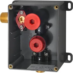 KWC Aquarotter Rohbauset, für Urinalspüler, UP, Absperrung und Spülstopfen, 2000107414 2000107414