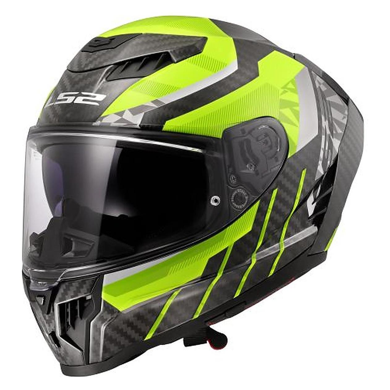 LS2 OF807 DRAGON CARBON TRAX Integralhelm (M) (168075254M)