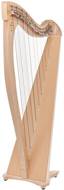 Lyon & Healy Drake LT Lever Harp Natural