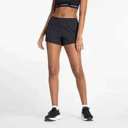 NEW BALANCE Damen Shorts Womens Running Short, Größe L in Schwarz 41286