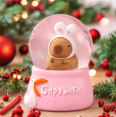 Inspire Curations Luminous Capybara Crystal Ball Ornament Cute Capybara Desk Decor Mini Glow Display 03 Random small
