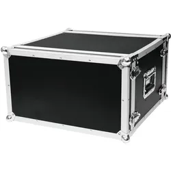 Omnitronic Effektrack CO DD 6HE tief (19" Case), Audio Racks + Cases, Schwarz