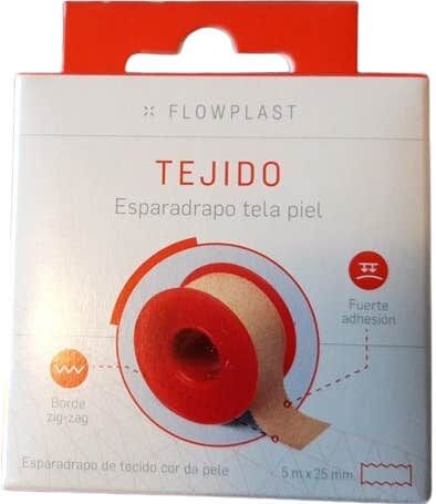Flowplast Esparadrapo Tela Carne 5 mx2,5 cm