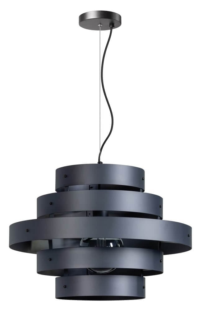Zwarte Blagoon hanglamp ETH van metaal Ø 50cm