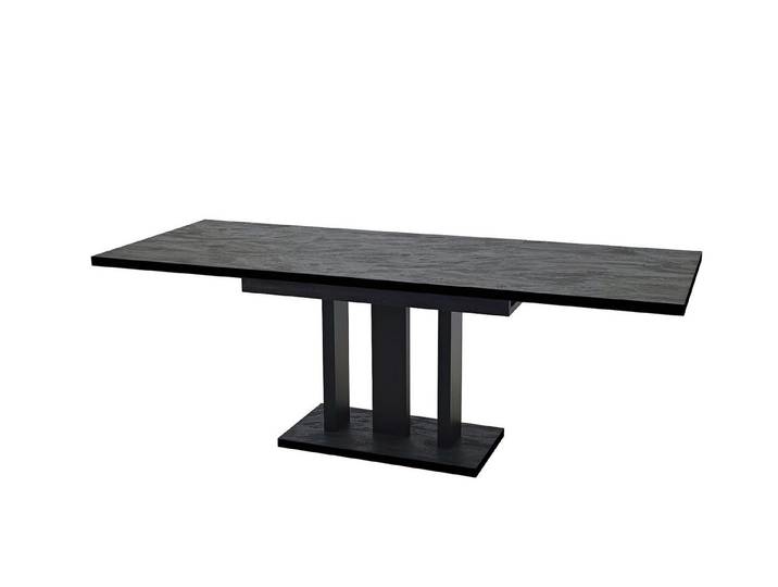 Endo-Moebel Esstisch Esstisch Appia Special 130 / 210cm schwarz Esszimmertisch erweiterbar